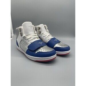 Creative Recreation Womens Cesario White/Blue/Silver Size 6.5W Preloved NB